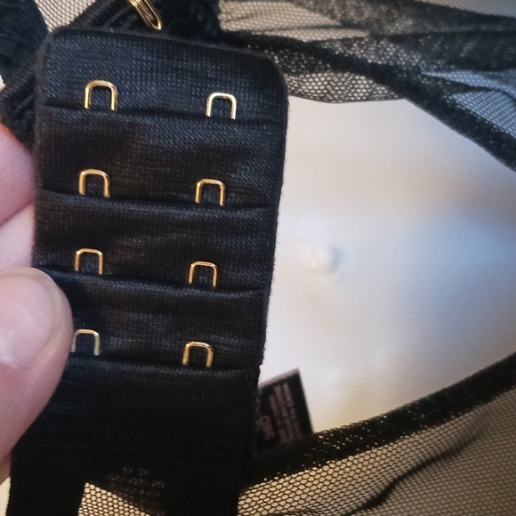 Victorias Secret Elegant Black Lace Babydoll 38D - Picture 8 of 8